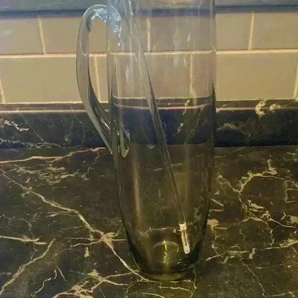 Vintage Glass Martini Cocktail  Pitcher W/Stir Stick - Picture 4 of 15